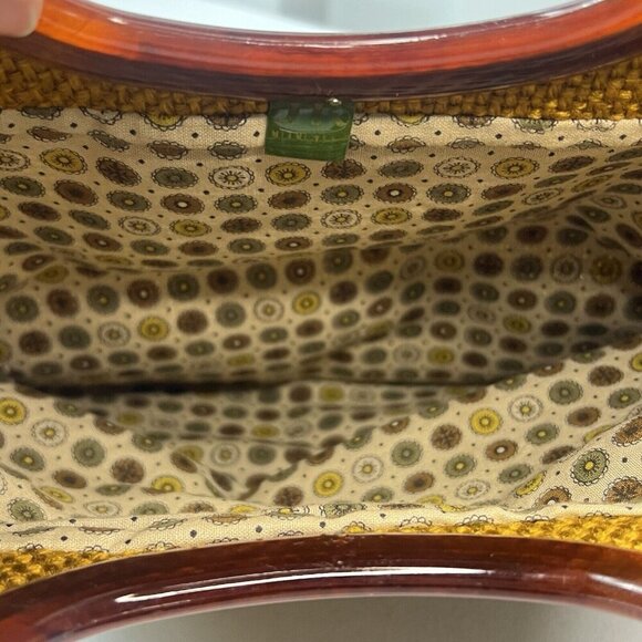 JR Miami USA 60s Wool Tan MCM Handbag Vintage Bohemian Trendy Stylish - Picture 4 of 6